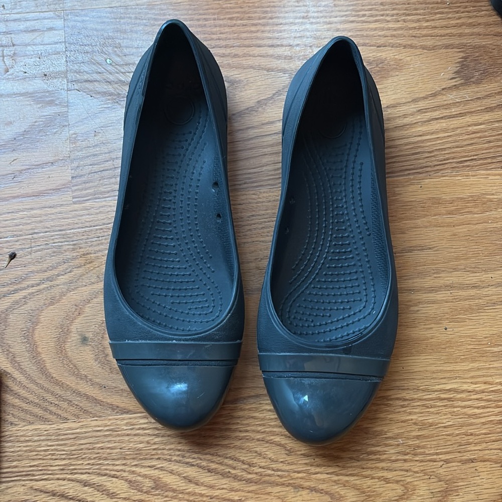 Classic dark gray Women's Flats Crocs